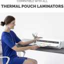 Fellowes Thermal Laminating Pouches, 5mil Letter Size Sheets, 9 x 11.5, 100 Pack, Clear (5743501)