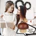 You are My Sunshine Music Box, Wood Engraved Vintage Cute Mushroom Wind Up Musical Gifts for Boyfriend Him Woman Husband Girlfriend Birthday Anniversary Christmas Valentine's Day