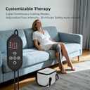 Ice Machine for Knee After Surgery, Cold Therapy Machine with Programmable Timing, Quiet Pump, Portable Knee Replacement Surgery Recovery System for Pain Relief, Easy to Use