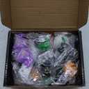 24 Pcs Halloween Mochi Squishy Toys with Gift Box Mini Kawaii Mochi Squeeze Toy Stress Reliever Anxiety Packs for Kids Party Favors Halloween Miniatures Halloween Treat Bags Gifts