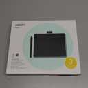 Wacom Intuos Small Bluetooth Graphics Drawing Tablet, Portable for Teachers, Students and Creators, 4 Customizable ExpressKeys, Compatible with Chromebook Mac OS Android and Windows - Pistachio