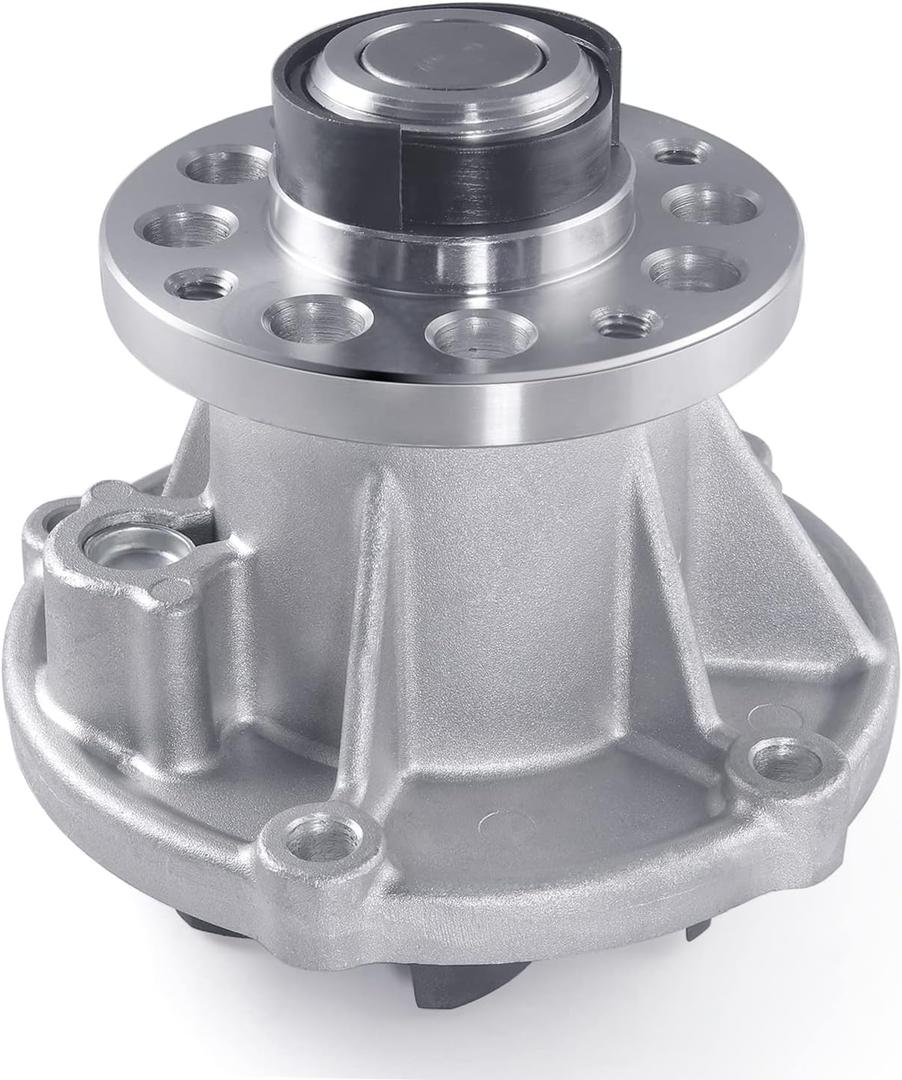 Water Pump (Original Bearing size 47MM) For Ford F250/F350/F450/F550 Super Duty 2004-2007 Excursion E350 Club Wagon 2004-2005 E350 Super Duty 2004-2010 E450 PowerStroke 6.0L Diesel AW6058