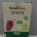 Bonsenkitchen Vacuum Sealer Bags Rolls, 11 in x 50 ft Rolls 2 pack Durable Food Sealer Bags, Commercial Grade, Heavy Duty, BPA Free, Seal a Meal, Great for Food Storage & Sous Vide Cooking, VB24
