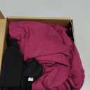 Ficerd 3 Pack Women Crop Tops Half Sleeve Cropped T Shirts Casual Crew Neck Drop Shoulder Loose Summer Solid Color (Small, Black, Navy Blue, Fuchsia)