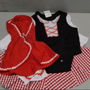 Spooktacular Creations Halloween Baby Little Red Riding Hood Costume Outfit for Infant Toddler Girls Halloween Dress Up Party, Size: 12-18 Months