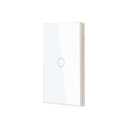 Smart Switch 118X72X34MM Neutral/No Neutral Wire Required, 2.4GHz Wi-Fi,Compatible with Alexa and Google Home 220V, White 1 Gang 1 Pack