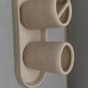 Bathroom Accessory Set, 6PCS Beige Bathroom Accessories - Soap Dish, Lotion Dispenser, Toothbrush Holder, Mouthwash Cup, Tray, Cotton Ball Jar, Aesthetic Decor Bathroom Sets