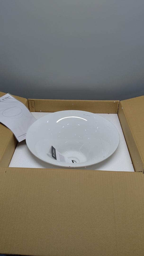 Swiss Madison, IVY 16.5" Round Vessel Sink in Glossy White