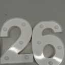 Mudder 2026 Graduation Decorations, Marquee Light up Numbers for 2026 Graduation, LED 2026 Graduate Decorations Number Lights for High School Seniors College Class of 2026 Classroom Party Decoration