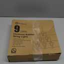 Brightown Christmas Bubble String Lights - 9 Traditional Multicolor Bubble Lights UL Listed for Holiday Christmas Celebrations Lighting, Bubble Light for Tree, Green Wire