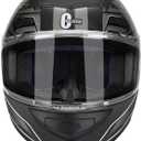 Full Face Motorcycle Helmet for Adults with DOT Approved, Lightweight Aerodynamic Street Bike Helmet for Men and Women, Three Layers Protection