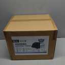 10" Black Dryer Vent Cover - 304 Stainless Steel Wall Cap, Screen and Damper