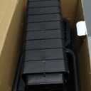 Bed Risers 12 inch Heavy Duty,Elevation in Heights 1,2,3,4,5,6,7,8,9,10,11,12 InchAdjustable Furniture Risers for Chair Table and Desk Legs Lifting (4 Pack,Black) (Square)