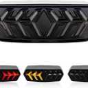 Motorcycle LED Integrated Tail Light Motorbike Rear light Compatible with Honda GROM MSX125/SF CB650F CBR650F CTX700N (Black)  Enhanced Visibility for Urban Commute Rush Hour & Rainy Night Riding