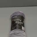 Topcee Cooling Throw Blanket for Night Sweats Decorative Tie Dye, Absorbs Heat to Keep Cool on Warm Nights, Q-Max 0.5 Cooling Blankets for Hot Sleepers, Cool Lightweight Sofa Throw Blanket (50"x70") (Grey Watercolor)