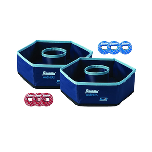 Franklin Sports Washer Toss Game Set - Outdoor Washers Set with Targets + Washers - Perfect for Lawn, Beach + More - Classic Outside + Tailgate Game