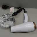 Conair Double Ceramic Hair Dryer with Diffuser | Blow Dryer with Ionic Conditioning | Includes Diffuser and Concentrator, White