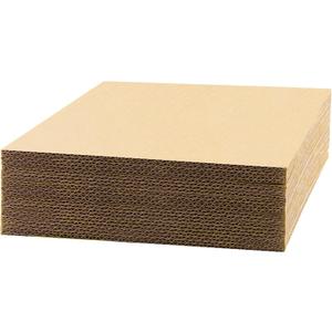 Golden State Art, 25 Pack 6x9 Corrugated Cardboard Sheets, Flat Cardboard Pads for Packing, Mailing, Moving, Shipping, Crafts (1/16" Thick)
