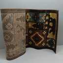 Home Dynamix Buffalo Bear Rustic Area Rug, Brown/Red, 5'2"x7'2", Rectangular