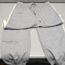 Sweatpants Women with Pockets,Lightweight Jogger Pants for Women, 60% Cotton Comfy Baggy Sweatpants (Large, Grey)