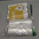 Bathroom Trash-Bags 5-Gallon Garbage Bag - Strong Unscented Clear White Plastic Unscented 160 Counts Disposable Can Liners for Restroom Kitchen Car Waste Basket Heihaily, 5 Roll