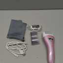 Electric Feet Callus Removers Rechargeable,Portable Electronic Foot File Pedicure Tools, Electric Callus Remover Kit,Professional Pedi Feet Care Perfect for Dead,Hard Cracked Dry Skin Pink