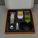 oneisall Dog Clippers for Grooming Thick Hair Professional,Cordless/Rechargeable Pet Grooming Kit with Detachable Metal Combs, Low Noise Heavy-Duty Pet Clippers for Thick/Curly/Fine/Wavy Hair (Sliver)