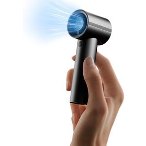 Mini Handheld Fan, Speed(1-199) Powerful Turbo Portable Fan, 30000 RPM High Speed Moter [14H Max Cooling Time] 5000mAh Battery Rechargeable,Pocket Personal Small Travel GIfts for Women Men,Black