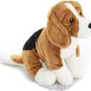 TAMMYFLYFLY Pugsly Pug Plush Stuffed Animal Puppy Dog, 12 inches (Balthezar Beagle)
