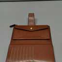 SENDEFN Women Leather Wallets RFID Blocking Clutch Card Holder Ladies Purse with Zipper Pocket