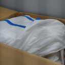 White Bounce House Indoor Outdoor Bouncy Castle for Kids Ages 3-8 Oxford Toddler Bounce House with Slide Balloon & Blower for 2 Kids,103 x 71 x 90 inch,Children's Birthday Party Gifts