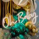 Double stuffed emerald Balloons Different sizes Customized 63 PACK 18+10+5 inch Dark Teal emerald green Balloon Garland kit For Wedding Birthday baby shower anniversary decorations