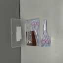 FAIGEO Dog Grooming Scissors with Safety Round Tips Stainless Steel Professional Dog Grooming Kit - Thinning, Curved Scissors and Comb for Cat Pet (Pink 4 in 1)