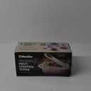 Mueller Pro-Series 10-in-1, 8 Blade Vegetable Chopper, Onion Mincer, Cutter, Dicer, Egg Slicer with Container, French Fry Cutter Potatoe Slicer, Home Essentials & Kitchen Gadgets, Salad Chopper (8 Blade, White Sand/Gray)