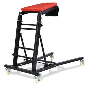 THDUGG Large Topside Creeper 48"-64" Height Range, 400 LBS Capacity Automotive Creeper Top Side Creeper Foldable Car Creeper with 4 Caster Wheels and Padded Deck for Auto Repair Maintenance