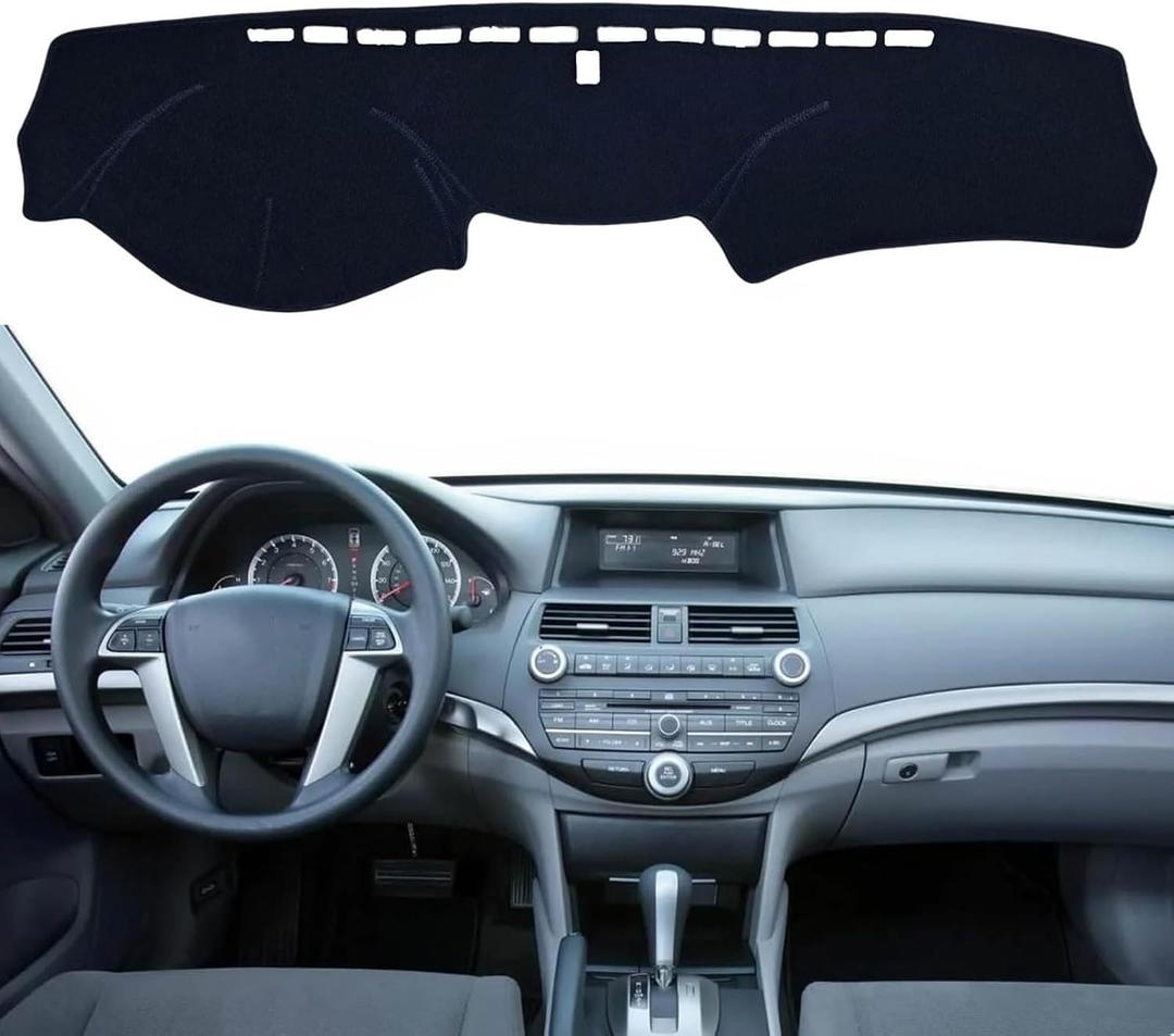 Car Dashboard Cover Pad Customization Compatible with Honda Accord 2008-2012 Car Dashboard Cover Dashboard Pad Protector Carpet Pad Accessories