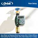 Orbit 62067 1-Outlet Programmable Digital Hose Watering Timer, 2-Pack