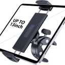 CreaDream Tablet Holder Mount for Spin Bike, Tablet Clamp for Treadmill, Indoor Stationary Bike, Stroller, Peloton, Gym Trainer Handlebar Stand Fit for iPad Pro/Air/Mini, Galaxy Tabs, Phones, 4.7-13"