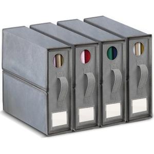 Cosy Family 4 Pack Bed Sheet Organizers and Storage, Foldable Sheet Organizer for Closet, Organizing Bedding Container Cubes for Bedsheets (Queen & King Size), Duvet Covers, Dark Grey