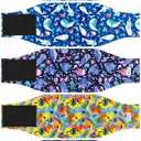 5 Pack Dog Diapers Male Reusable, Premium Belly Bands for Dogs, High Absorbing Male Dog Pee Wraps for Doggie in Incontinence or Excitable Urination Hawaii XS
