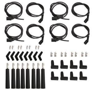 5ft Spark Plug Wire Set with Straight 90 135 Degree Boots, 8Pcs, Compatible with LS1 LS2 LS3 LQ4 LQ9 LM7 LM4 LS6 LC9 LY6 LH8 LMG L99, 5.3 5.7 6.0 6.2L, #551083