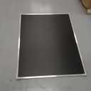 Flipside Products 36" x 48" Aluminum Framed Black Dry Erase Board, Large Surface, Wall Decor, Sign, Wall Mount, Menu Board