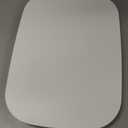 Rechargeable Travel Makeup Mirror with LED Lights, 3 Light Modes, 7" x 5" Portable Folding Mirror for Home & Travel (White)