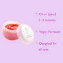 2 x Eyelash Adhesive Remover Cream for Eyelash Extensions, 0.51 fl.oz, Rose Scent, Fast Acting 1-2 Min, Safe and Gentle, Vegan Formula, Easy to Apply, Red Color, Dissolves lash Extension Glue