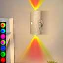 FlyonSea Motion Sensor Night Light, Wireless Motion Sensor Night Light, Rechargeable Stair Lights Lndoor, Apply to Hallway, Stairway, Bathroom, Bedroom, Kitchen Wall Deco (Rotundity)