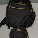 MATEIN Mini Backpack for Women, Waterproof Stylish Daypack Purse Shoulder Bag with USB Charging Port, Lightweight Small Casual Daily Travel Backpack, Lady Girls Gifts for Work School, 2pcs Sets, Black (Small-12.9 inch)