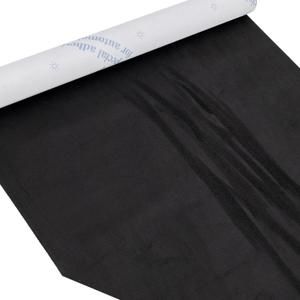XCMVCN 17x72 inch Premium Black Suede Fabric Wrap, Self-Adhesive Microfiber and Synthetic Suede - Stretch Film Fabric for Car and Home Decorate