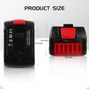 BAT609 Battery, 18V 4.0Ah Li-ion Battery Replace for Bosch 18V Cordless Power Tools Extended Batteries Rechargeable