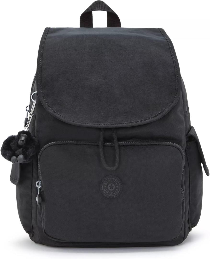 Kipling Women's City Pack Backpack, All-Day Versatile Daypack, Bag (Black Noir)
