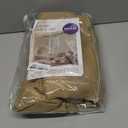 Simplebrand Ava Taupe Blackout Curtains for Bedroom 84 Inch Length 2 Panels Set, Solid Thermal Insulated Privacy Living Room Window Treatment Curtains Blackout Drapes, W50 x L84 Inch, Taupe